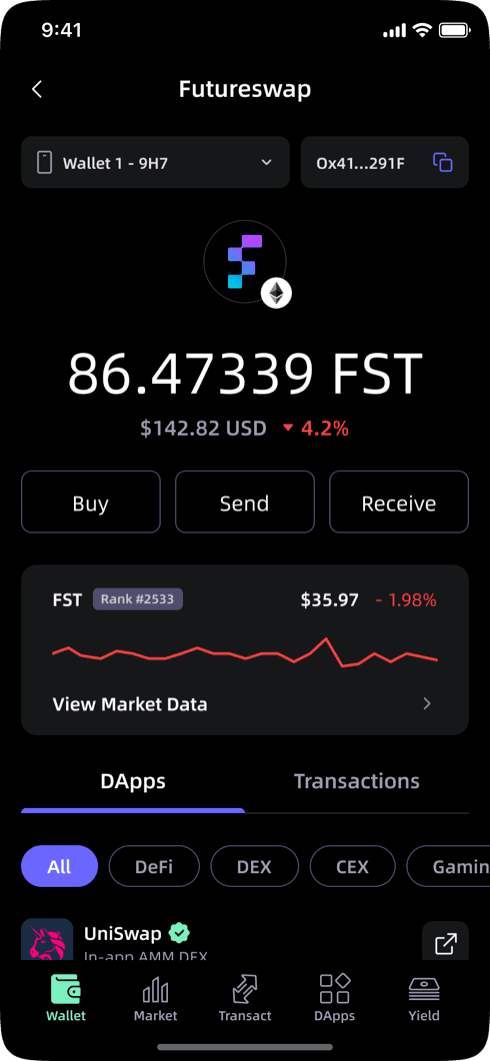SafePal shipped screen 4