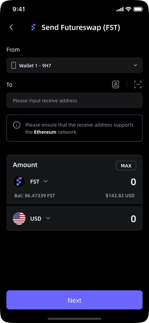 SafePal shipped screen 6