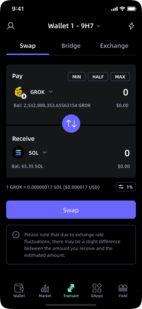 SafePal shipped screen 7